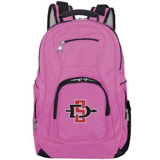 CLSGL704-PINK: NCAA San Diego State Aztecs Backpack Laptop